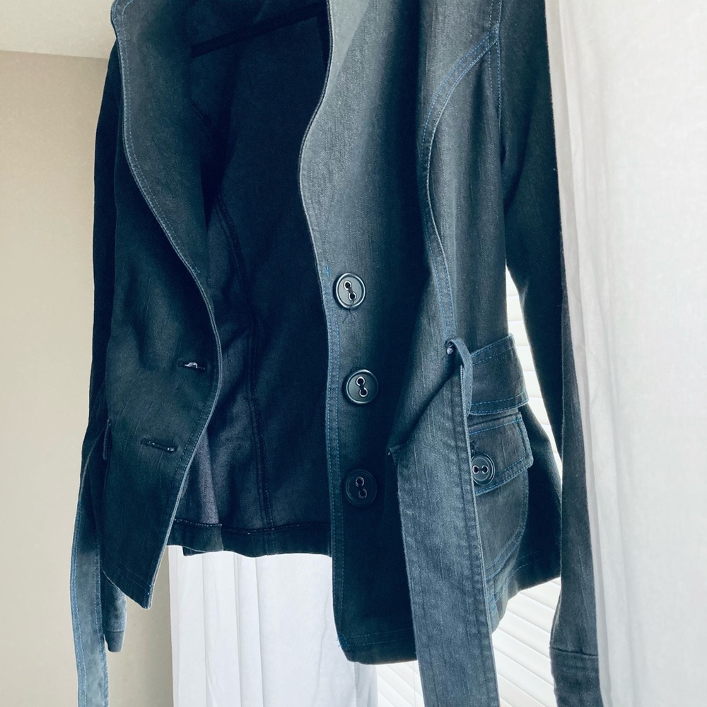 Dark Gray/Blue Blazer - Picture 2 of 6
